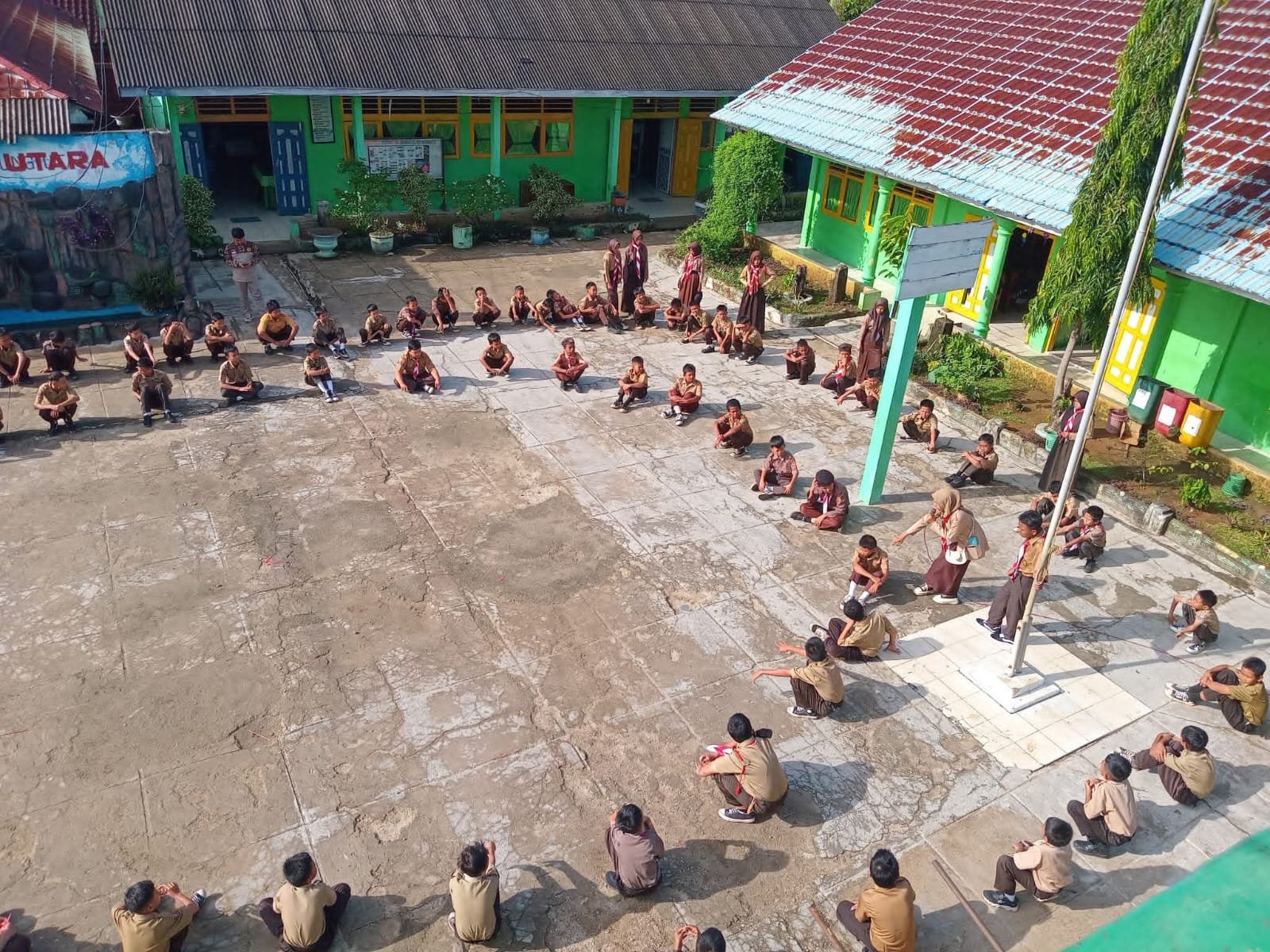 Acara perkumpulan anggota baru pramuka