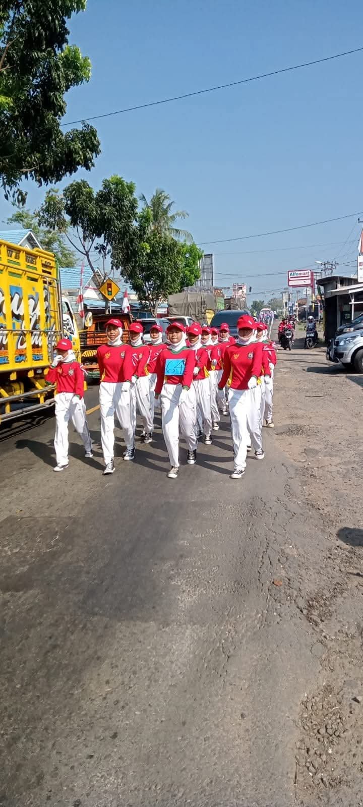 Gerak jalan disaat lomba